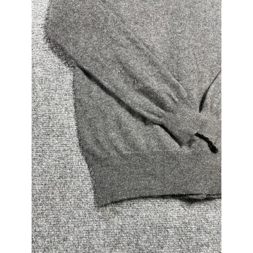 Bloomingdale's Women's Grey Crew Neck Button Down Cashmere Cardigan Size S - Picture 10 of 15