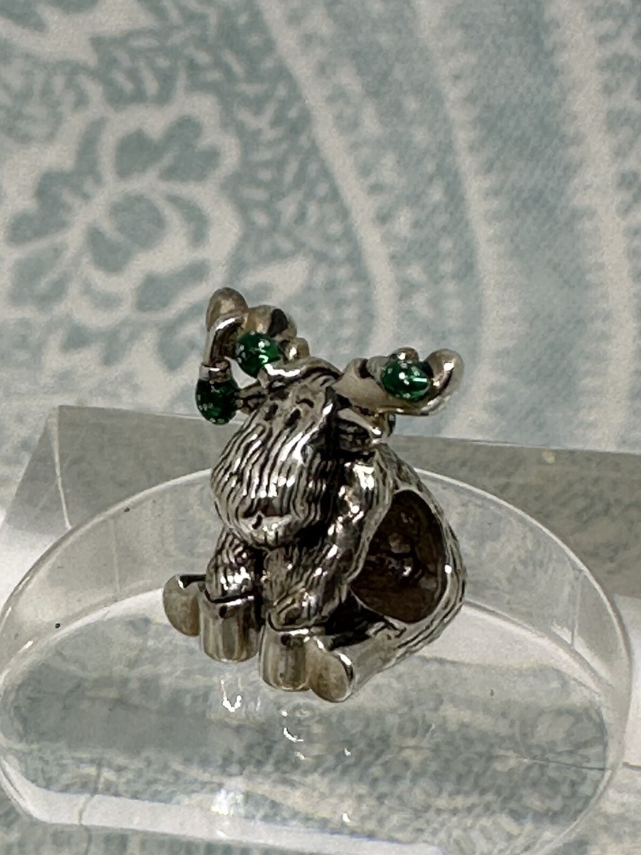 Authentic Bella Fascini Christmas Moose Tangled in Emerald Green