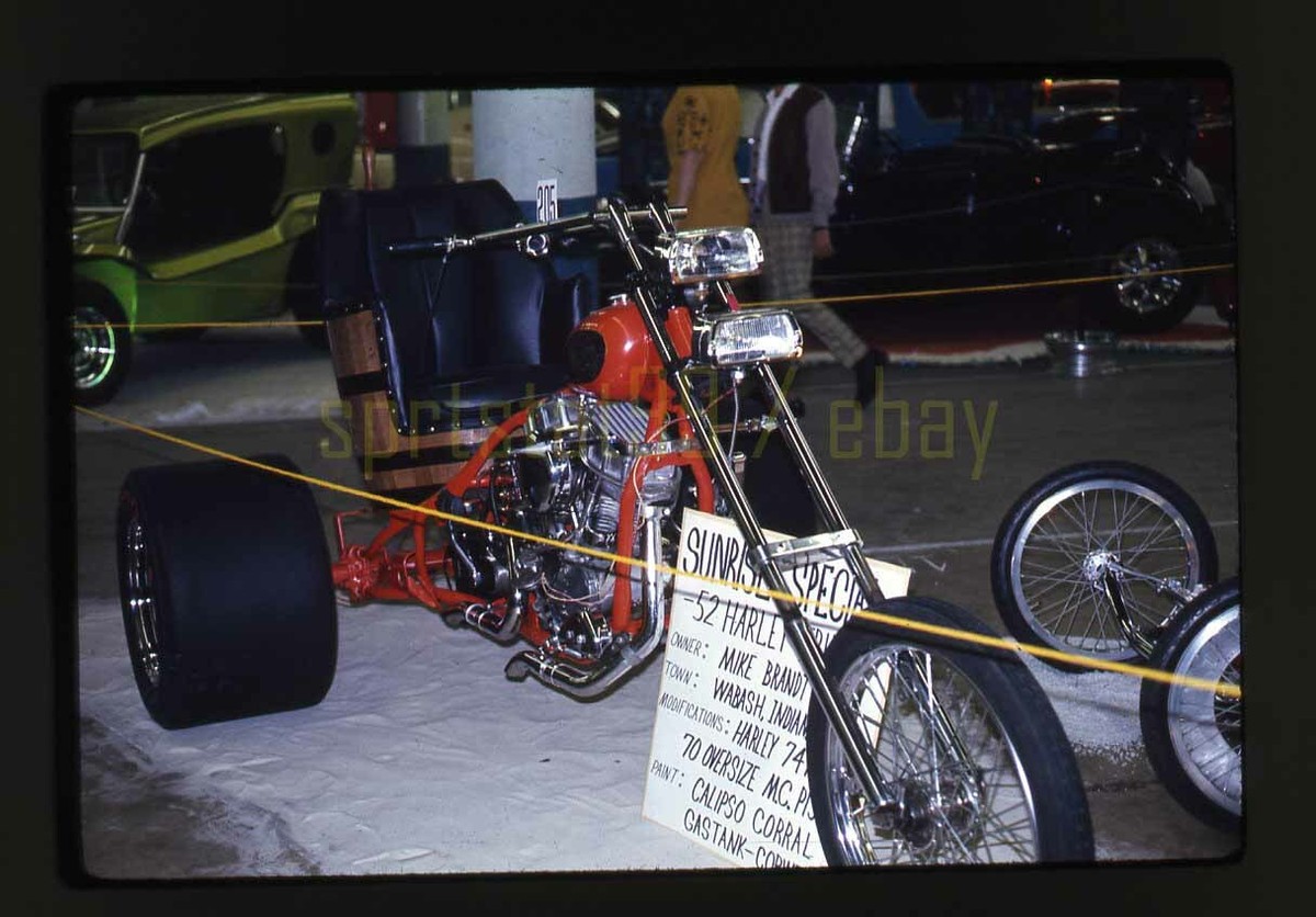 Harley Trike 'Sunrise Special' by Mike Brandt 1970 Auto Show