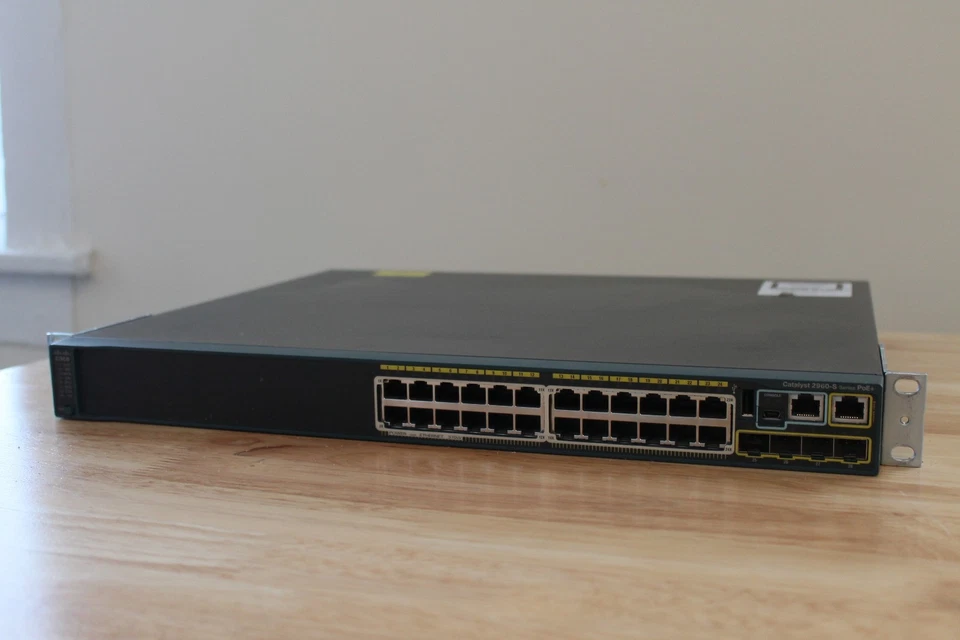 Cisco 2960S WS-C2960S-24PS-L 24Port Gigabit Ethernet Switch PoE 15.2 OS - Image 2 of 4