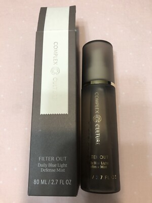 Complex Culture Filter Out Daily Blue Light Defense Mist 80 mL/ 2.7oz NIB Fl Sz