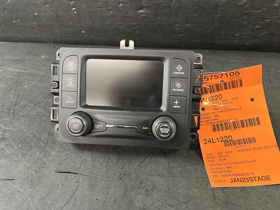 2016 RAM 1500 UCONNECT MULTI MEDIA SATELLITE RADIO RECEIVER SCREEN 68271365AD