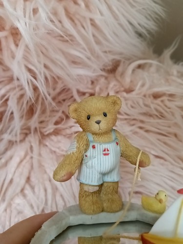 Cherished Teddies Musical Plays Song Row Row Your Boat, Boat Moves With Music - Picture 4 of 13