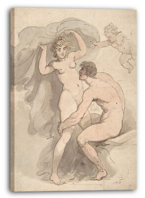 Kunstdruck Thomas Rowlandson - Venus, Anchises und Amor
