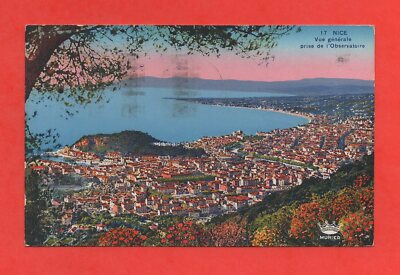 Nice - Vue générale et la Baie des Anges - Carte postale ancienne et