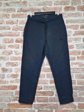 Pantaloni di tuta Jordan Sportivi neri da uomo Casual Con Strisce– Taglia M