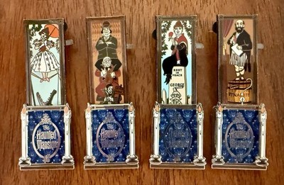 Disney Haunted Mansion Ghosts Stretching Room Portraits LE 2000