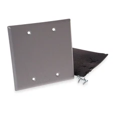 BELL  Weatherproof Cover,Metallic 4A246 PK 2