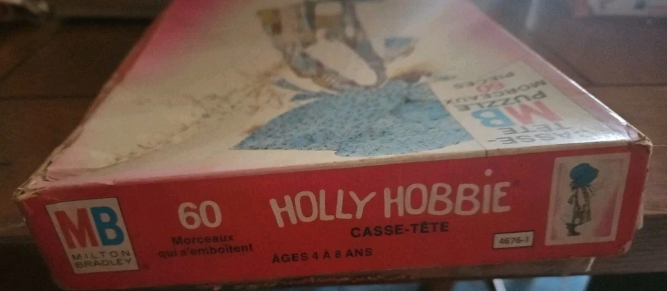 Rompecabezas Holly Hobbie vintage 1976 Milton Bradley 60 piezas completo Foto 4 de 4