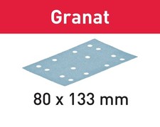 Festool Granat 80x133mm Sanding Sheets – Pack of 50 – Various Grits