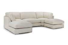Luxury Bishop U Shape 5 Seater Scatterback Corner Sofa - Made in UK