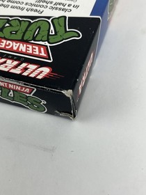 Nintendo Teenage Mutant Ninja Turtles TMNT NES Complete w/ Protector & Poster