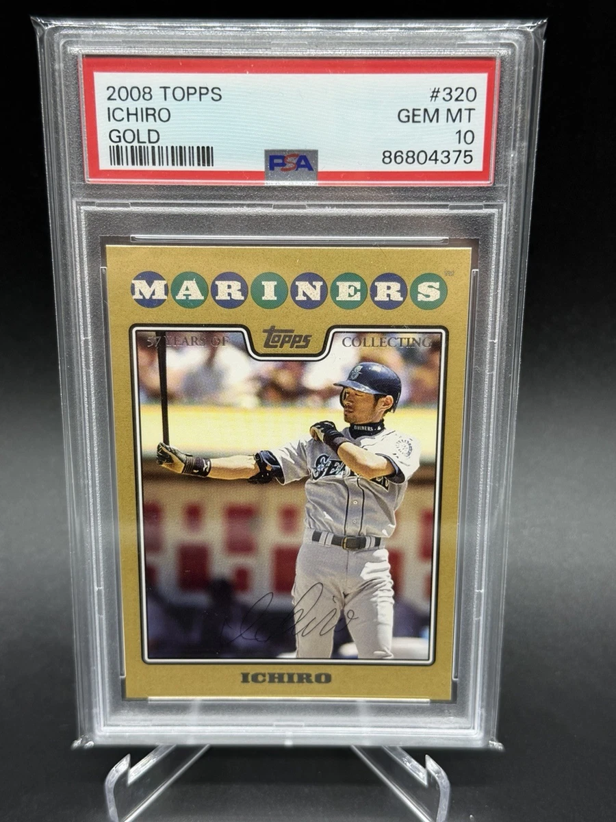 イチロー PSA10 2020 アップデート マリナーズ イエローパラレル Ichiro Suzuki 10 Graded Baseball Sports Trading Cards