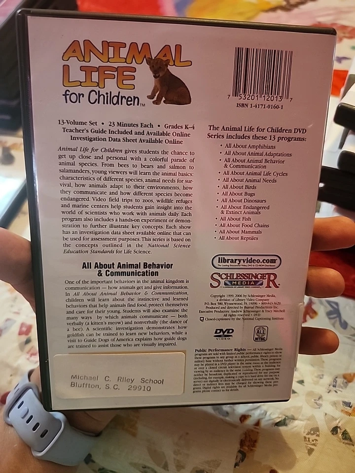 (12) Schlessinger Life Science All About Animal, Retile, Fish,Bugs, Dinosaurs... Foto 4 de 4