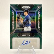 EMERSON HANCOCK 2024 Panini Prizm Sensational Signatures GREEN AUTO RC Seattle 