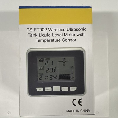 Wireless Ultrasonic Tank Liquid Level Meter TS-FT002 with LCD Receiver & Sensor