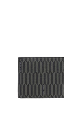Armani Exchange Herren Geldbörse Black/Chimera