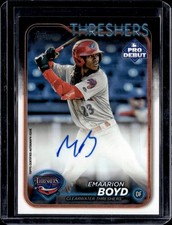 2024 Topps Pro Debut Emaarion Boyd Autographs Auto