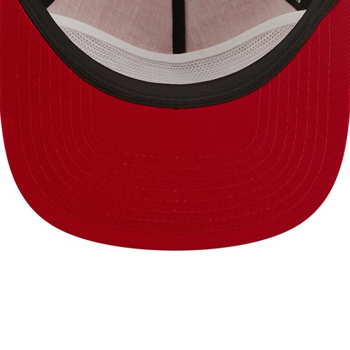 Men's New Era Red/White NASCAR Golfer Snapback Adjustable Hat - Picture 5 of 5