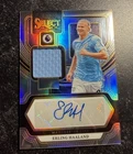 2023-24 Panini Select PL Manchester City Erling Haaland Patch Auto Silver