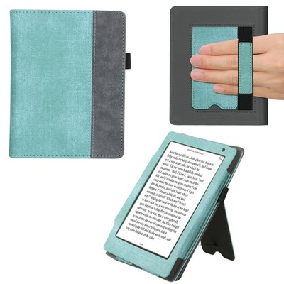 Flip Hülle für Kobo Aura H2O Edition 2 Handschlaufe eReader Cover Caser