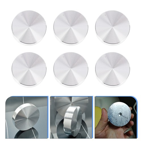 6 piezas pastel de aluminio redondo placa de aluminio discos de aluminio tablero de mesa - Imagen 11 de 11