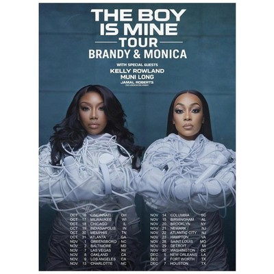 Brandy & Monica The Boy Is Mine Tour 2025 Poster