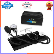 Manual Blood Pressure Cuff Kit with Stethoscope, Adult Size, Portable Case