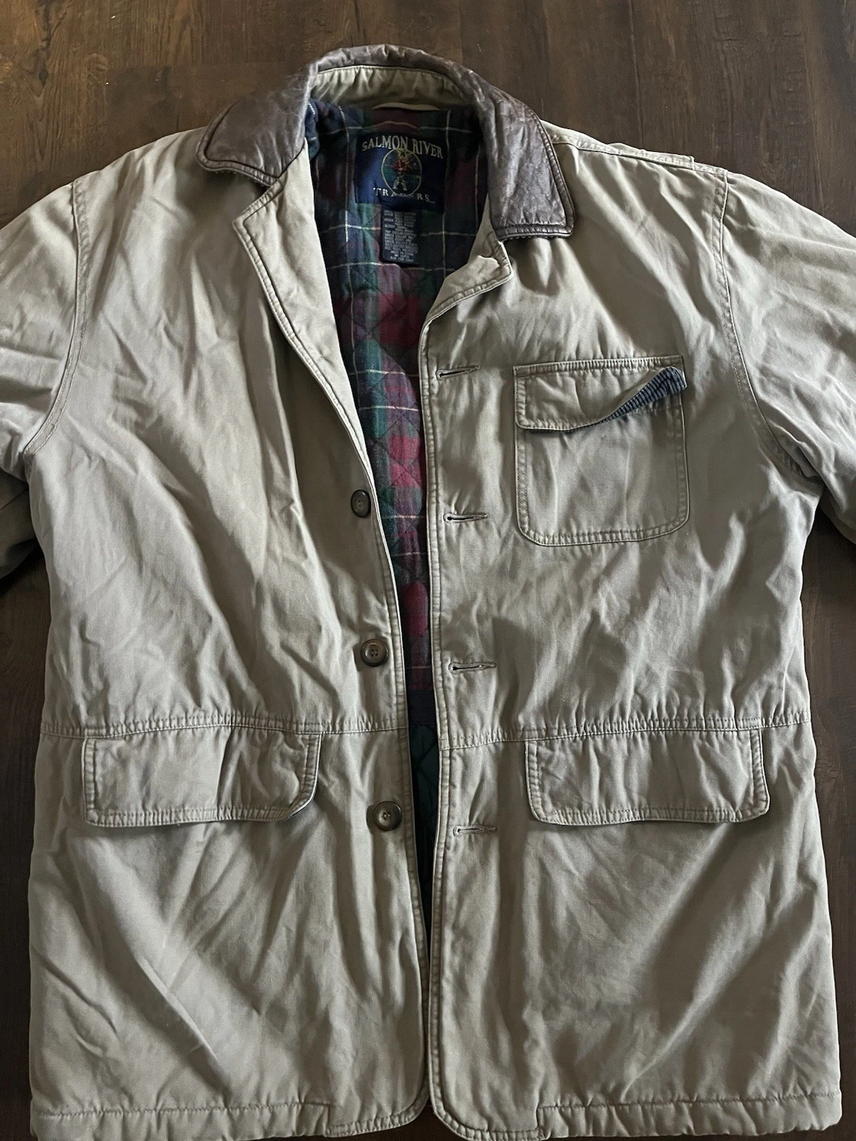 Vintage Salmon River Traders Medium (Men’s?) Chore Coat In Great Condition image 2