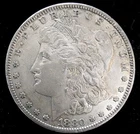 1880-S Morgan Silver Dollar, KM# 110, 8,900,000 Minted, FREE SHIPPING!