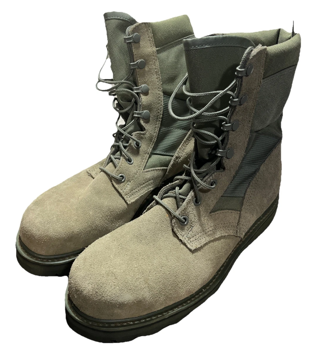 Belleville 633 Sabre Combat Boots Mens 9W Green Made In USA Vibram Belleville 633 ST ASTM Steel Toe Combat Boot Sage Green  main image 2