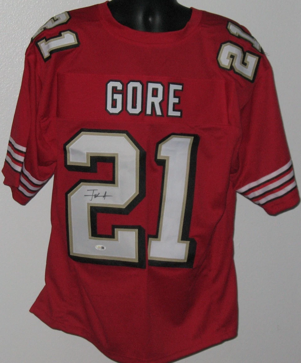 Frank Gore San Francisco 49ers NFL Original Autographed Items for