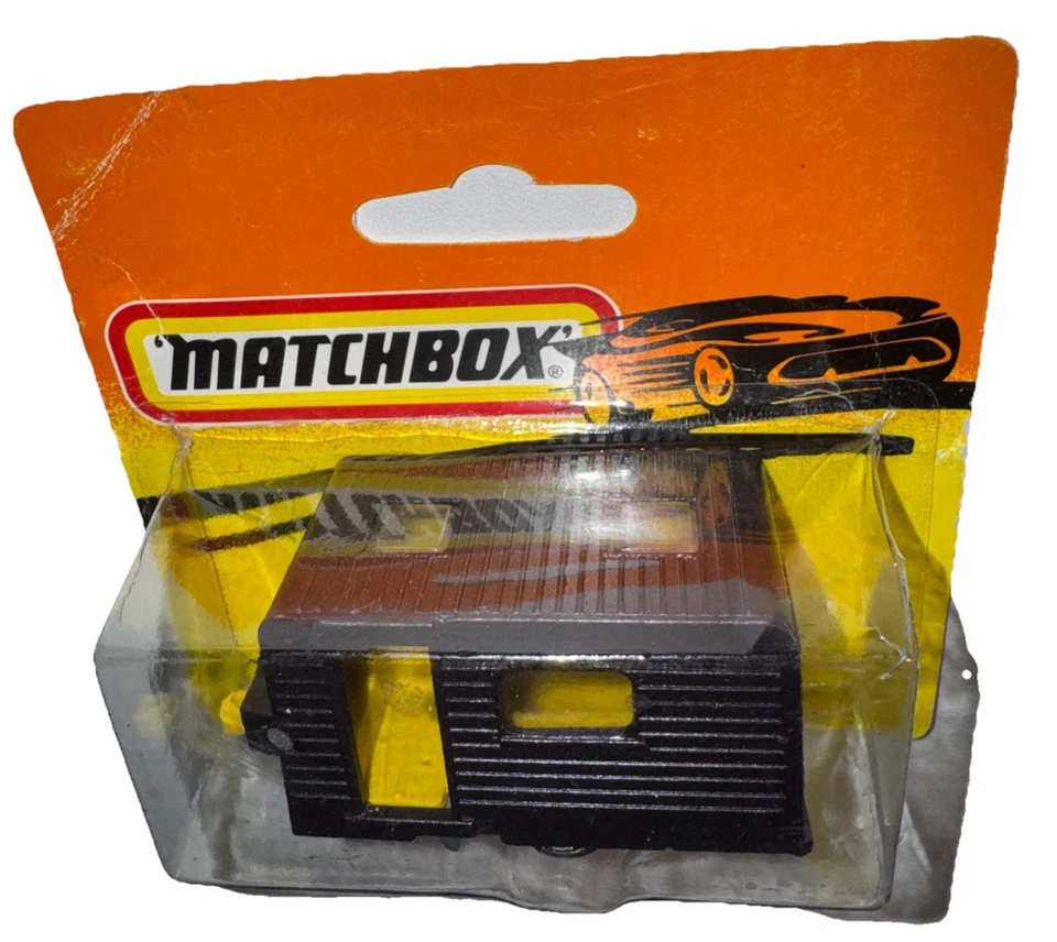 Matchbox болгарский '78 караван трейлер плоский фиолетовый новый в упаковке 1:64 литой - Изображение 2 из 4