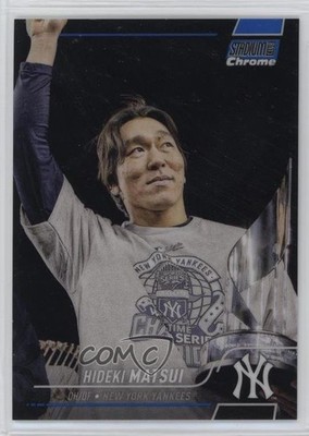2022 Topps Stadium Club Chrome Blue Refractor 147/199 Hideki Matsui #214 qc6