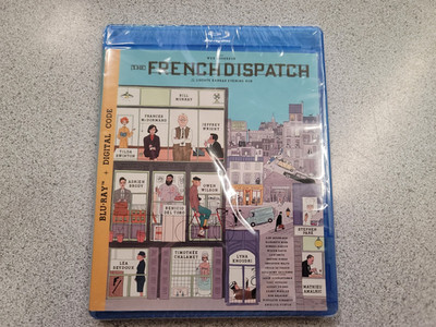 NEW SEALED BLURAY THE FRENCH DISPATCH WES ANDERSON FILM BILL MURRAY CHALAMET