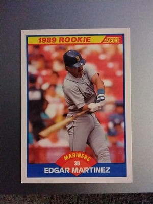 1989 Score Edgar Martinez #637 Rookie