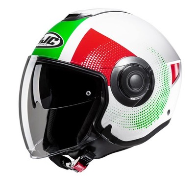 HJC I40N Pyle MC41 grün weiß rot Motorradhelm