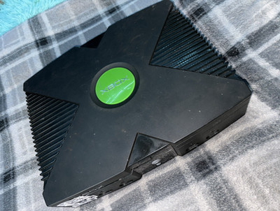 Microsoft Xbox Console Black PAL Internet Browsing Ethernet Composite RCA