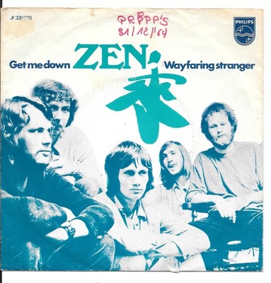 ZEN Get Me Down on Philips Holland import psych 45 with pic sleeve HEAR