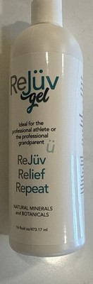 ReJüv Gel Pain Relief 16oz with Natural Minerals Botanicals & Active Ingredients