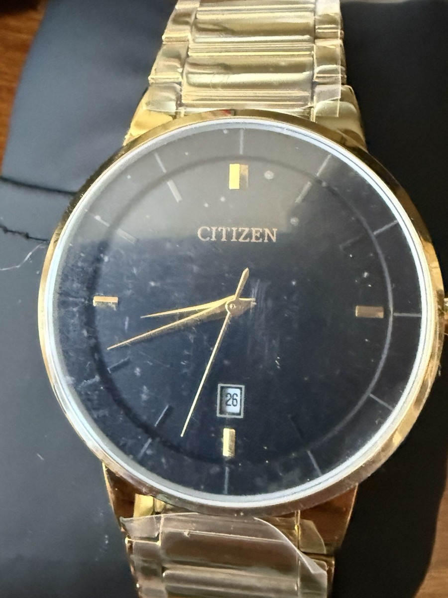 Citizen Men's Watch BI5012-53E Quartz Gold Tone Stainless