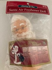 Holiday Time- Vintage - Santa Claus - Air Freshener Doll -  9585 - New  Sealed