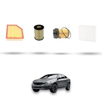 Hoffcar Set Service - 4 Filter FüR Volvo S60 II V60 Cross Country 2.0 D2 88Kw