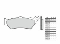 BremsbeläGe Brembo Sintermetall - 07BB0390