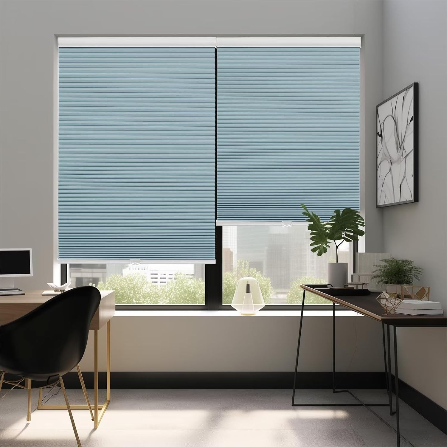 Changshade CUSTOM Made Blackout 38mm Cordless Cellular Shade
