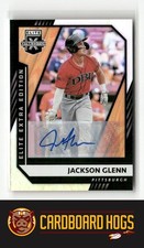 2021 Elite Extra Ed #133 Jackson Glenn Pirates Black Elite Extra Edition Auto