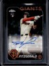 2024 Topps Chrome Update Tyler Fitzgerald Auto RC Rookie #AC-TF Giants