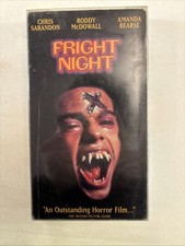 Fright Night VHS, 1996, Closed Captioned 1985 HORROR CULT CLASSIC FILM