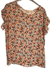 Floral Short Sleeve Blouse