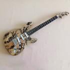6 String Ash ST Lightning Struck Wood Electric Guitar Rosewood Fretboard Natural — photo 2